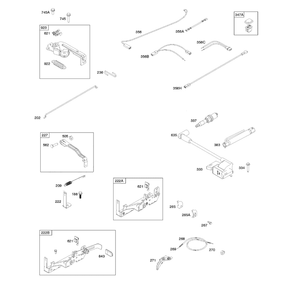 Engine >> Armature/Controls/Electrical System/Spark Plug Diagram and Parts List for 021025-00  Briggs and Stratton Pressure Washer